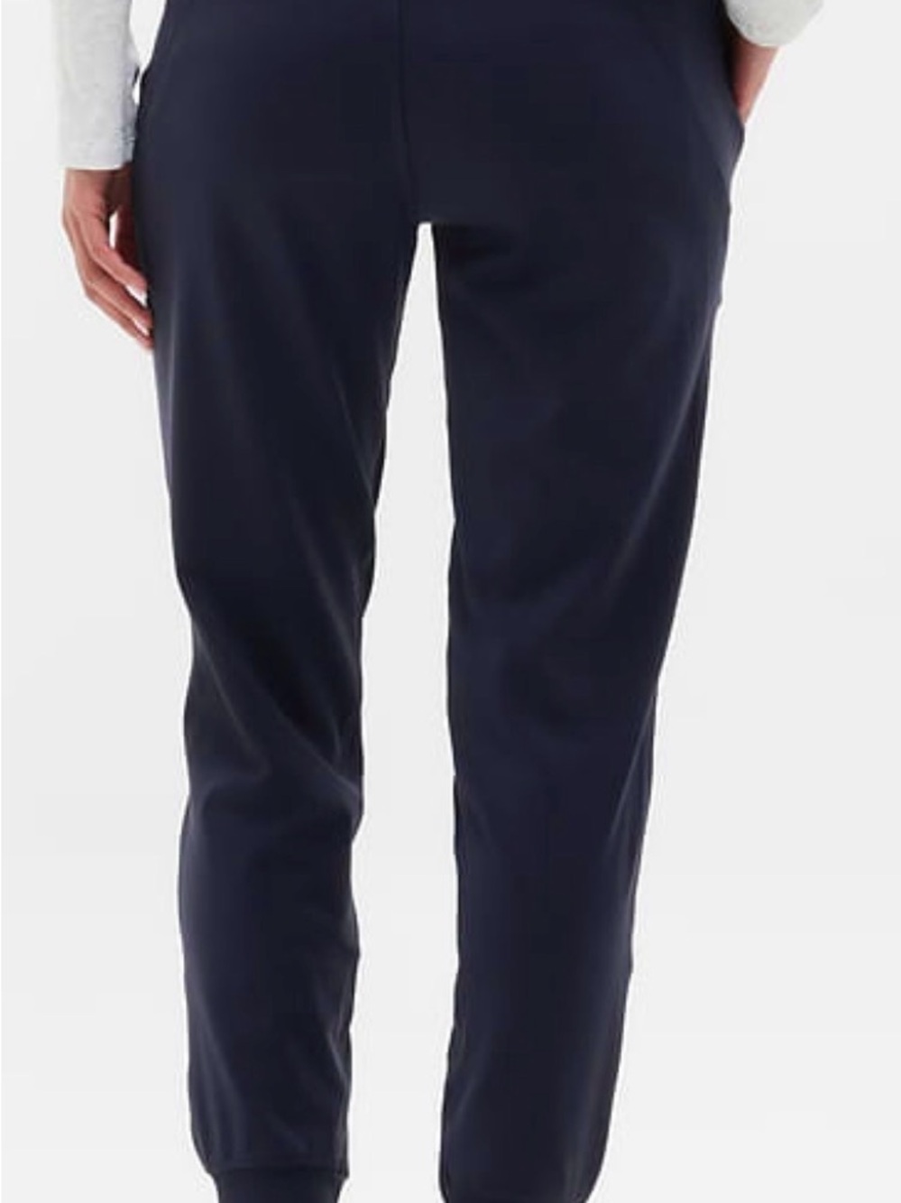 Athleta Navy Tapered Venice Jogger Pants - Size Medium - Picture 2 of 16